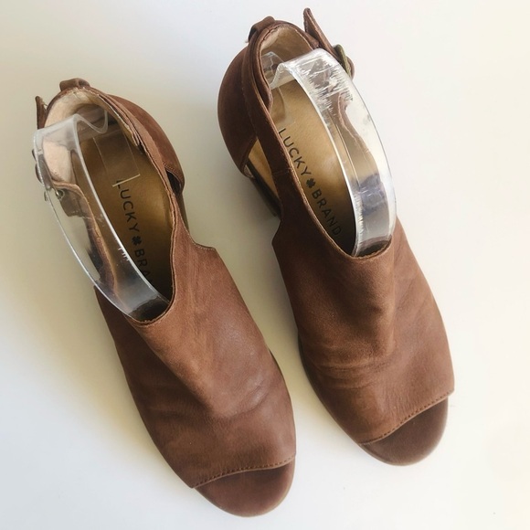 Lucky Brand Barimo Open Toe Booties - Picture 5 of 16